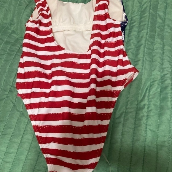 Xhilaration American Flag One Piece Bathing Suit Small - Picture 3 of 5